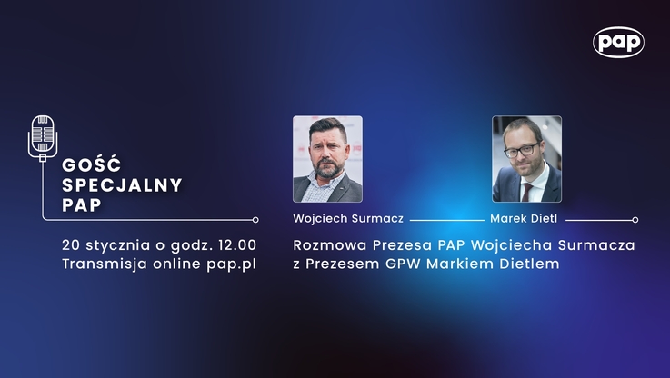 "Gość specjalny PAP". Rozmowa z prezesem GPW Markiem Dietlem.
