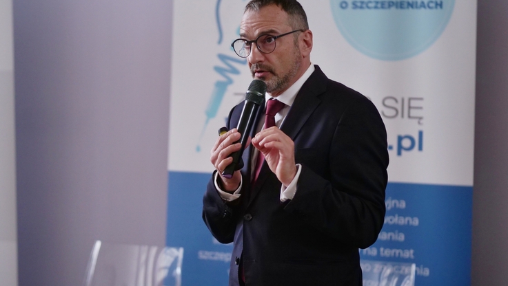 Biuro Prasowe kampanii „Zaszczep się wiedzą” - profesor Marcin Czech