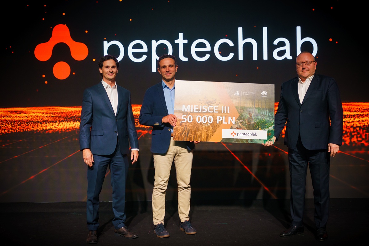 III miejsce Huawei Startup Challenge V - PeptechLab
