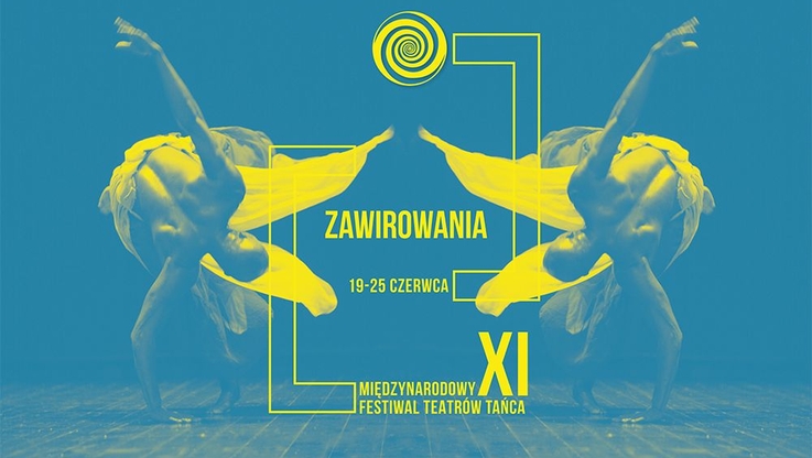 XI Międzynarodowy Festiwal Teatrów Tańca Zawirowania - plakat