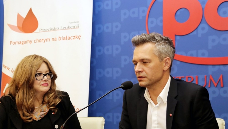 Monika Sankowska, Michał Żebrowski – honorowy ambasador Światowego Dnia Dawców Szpiku