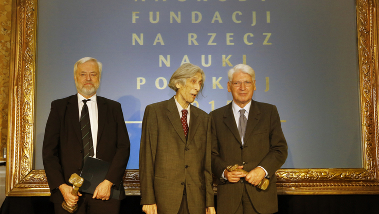 Prof. Kazimierzerz Rzążewski, prof. Jerzy Jedlicki, prof. Stanisław Penczek