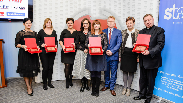 Laureaci Ogólnopolskiego Programu Placówka Oświatowa Roku 2015 w kategorii Gimnazjum Roku 2015
