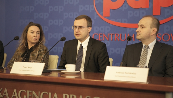 Od lewej: M. Rusewicz, P. Borys, A. Narkiewicz