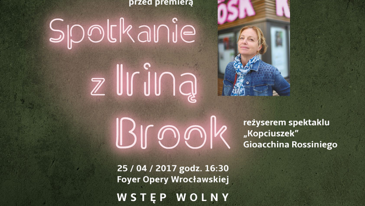 Irina Brook - spotkanie