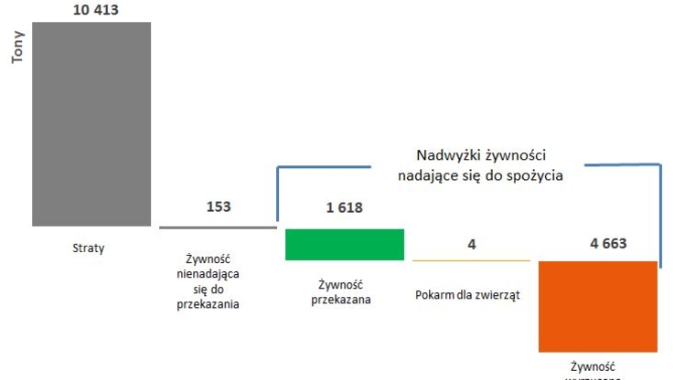 Nadwyżki żywności nadające się do spożycia