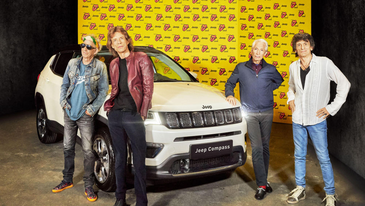 Rolling Stones i Jeep Compass