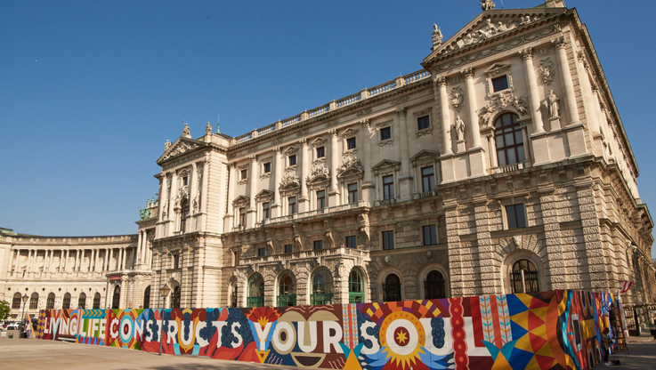 Boa Mistura „Living life constructs your soul” Wien, 2017 © KHM  Museumsverband