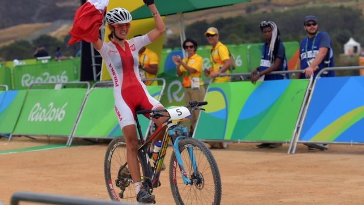 Maja Włoszczowska w Rio de Janeiro/fot. mat .pras.