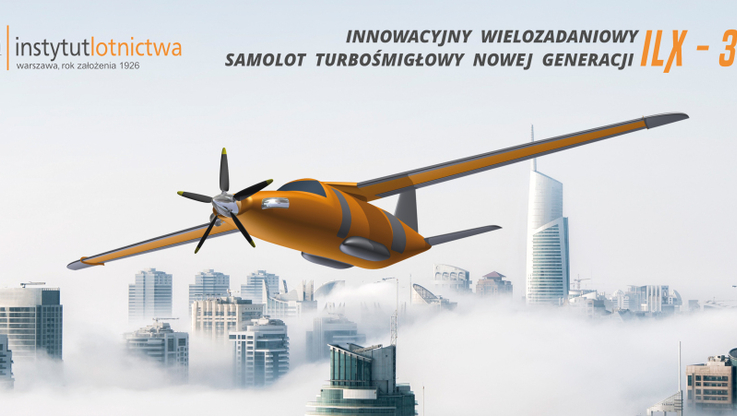 Instytut Lotnictwa/Polski innowacyjny samolot turbośmigłowy nowej generacji ILX-34.