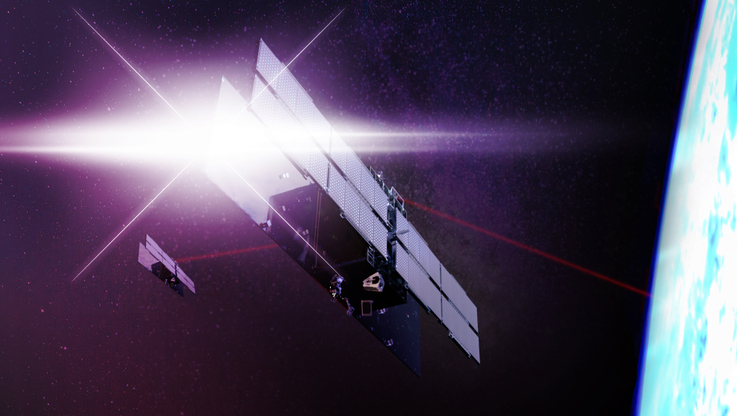 Wizualizacja satelity ICEYE-X2, który ma zostać wystrzelony w 2018 roku (fot. ICEYE).