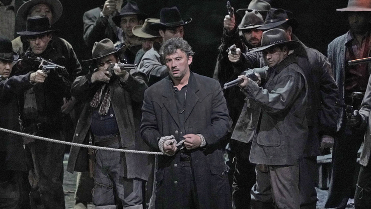 Jonas Kaufmann w „Dziewczynie z Dzikiego Zachodu” na scenie The Metropolitan Opera i na żywo w kinach już 27.10.2018, fot. Ken Howard