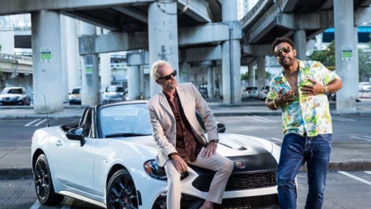 Abarth 124 spider w roli gwiazdy u boku Stinga i Shaggy’ego w wideoklipie „Gotta Get Back My Baby” (2)