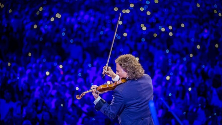 André Rieu podczas koncertu karnawałowego w Sydney