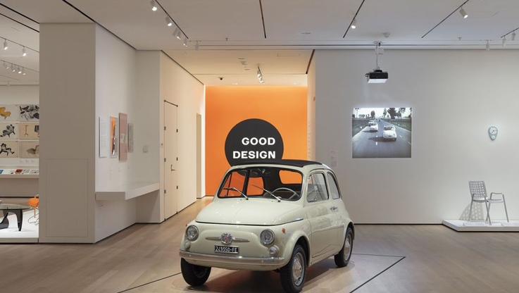 John Wronn/Fiat 500 F w nowojorskim MoMA fot.1