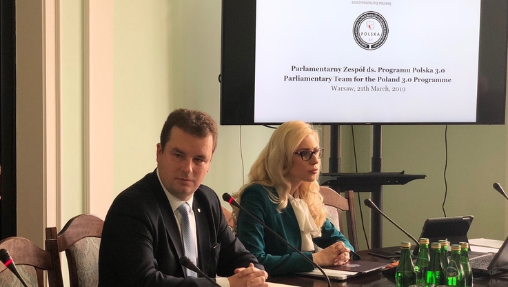 Przewodniczaący Parlamentarnego Zespołu ds. Programu POLSKA 3.0 oraz koordynator Zespołu