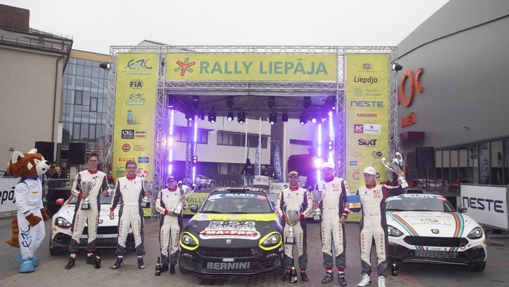 FCA Polska/Abarth 124 rally - Rally LIEPAJA ERC (5)