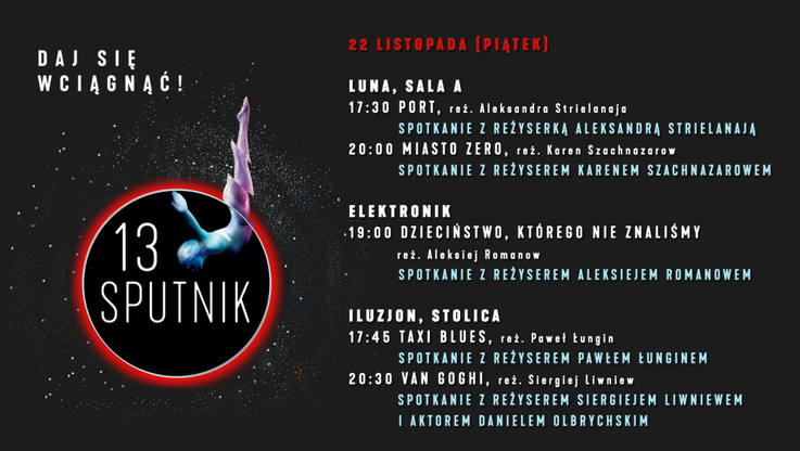 „Sputnik nad Polską” - program 22.11.2019