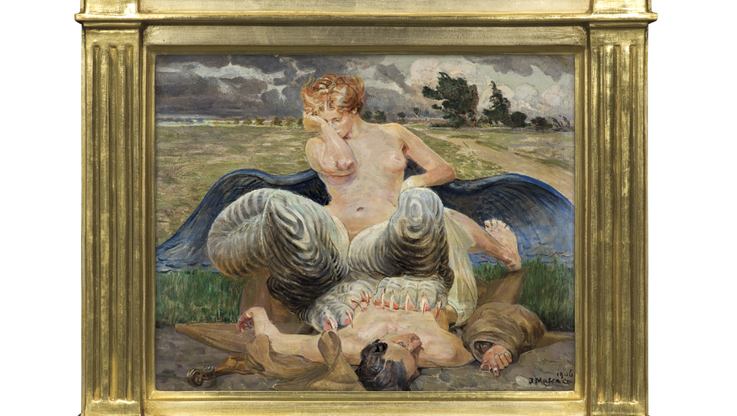 Jacek Malczewski „Artysta i chimera”, 1906