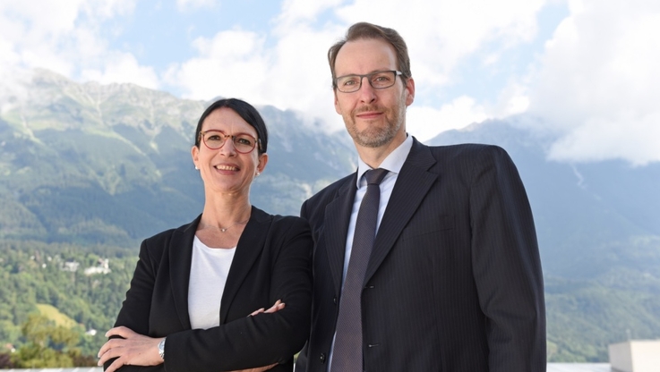 Susanne E. Herzog, Head of the Executive Education Department at MCI, and Markus Kittler, Academic Program Director, © MCI