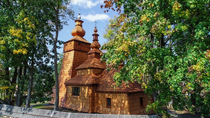 Związek Gmin Krynicko-Popradzkich w Muszynie/Cerkiew w Powroźniku, fot. M. Obidowski