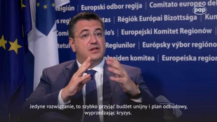 Szef Komitetu Regionów Apostolos Cicikostas