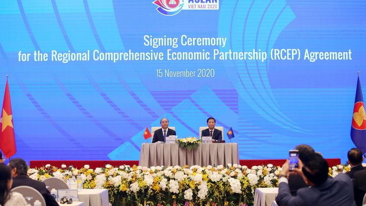 
								Signing ceremony for the Regional Comprehensive Economic Partnership (RCEP)
							