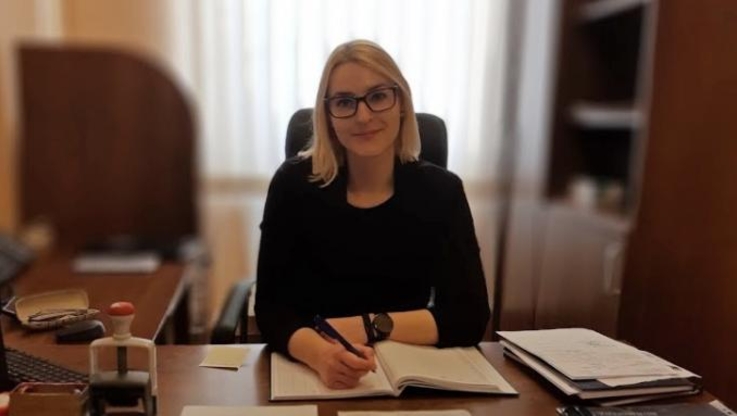 Marta Borkowska jest urzędnikiem mobilnym pleszewskiego magistratu; Fot. UMiG Pleszew