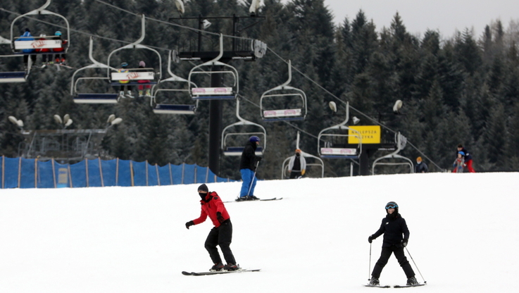 
								narciarze na Polanie Szymoszkowej
							