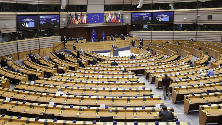 
								EU Parliament Plenary session in Brussels
							
