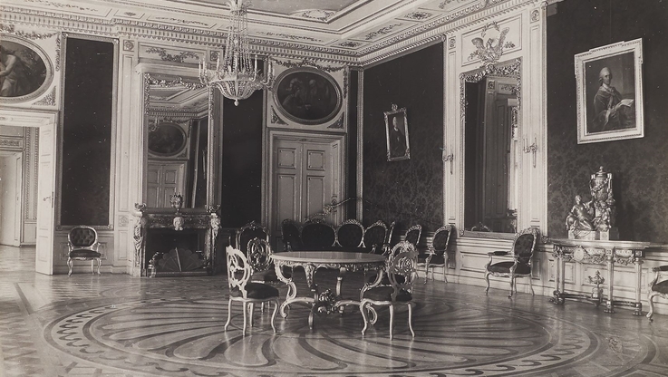 Fot. archiwum Zamek Królewski w Warszawie, Sala Audiencjonalna 1925