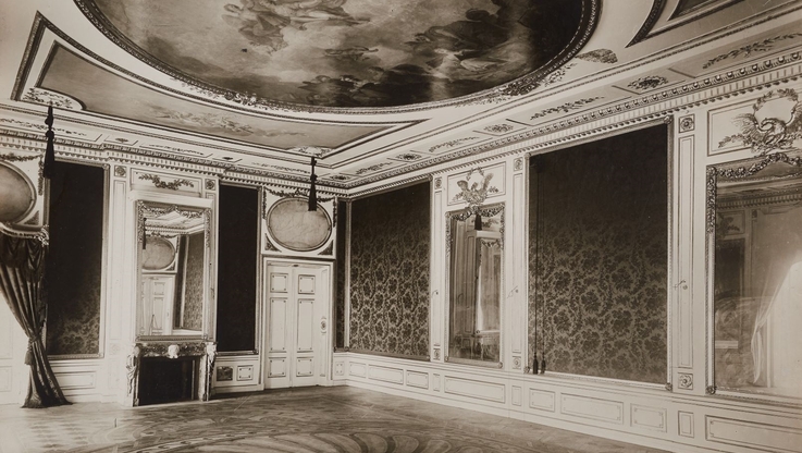 Fot. archiwum Zamek Królewski w Warszawie, Sala Audiencjonalna przed 1921