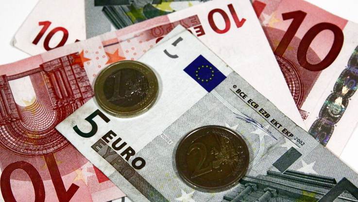 
								Pieniądze - euro i złotówki
							