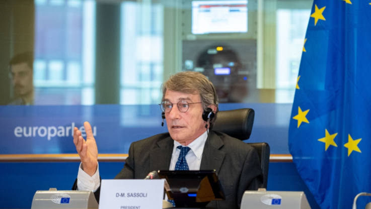 Przewodniczący Parlamentu Europejskiego David Sassoli © European Union 2021 - Source : EP