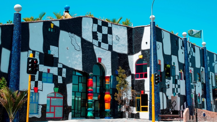 Hundertwasser Art Centre Whangrei NZ © Hundertwasser Art Centre Foto Tessa Paton