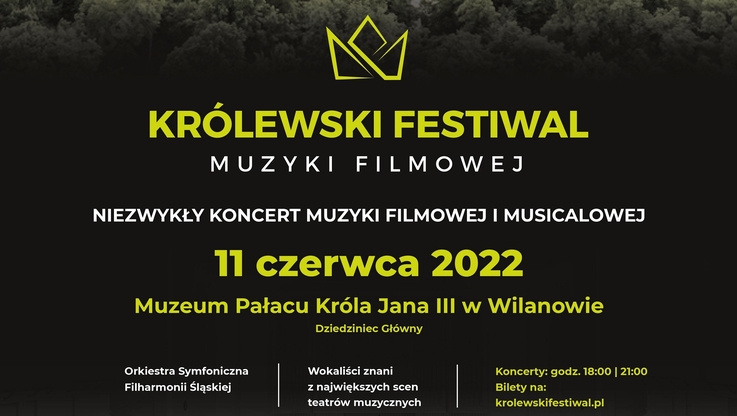 Królewski Festiwal Muzyki Filmowej - plakat