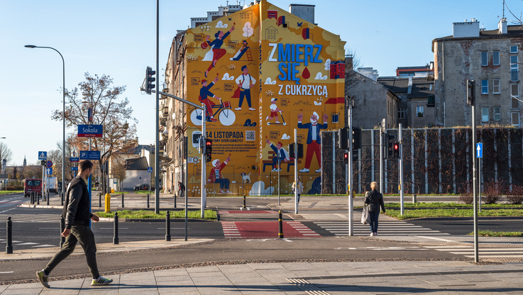 Roche/Michał Dziurkowski - mural