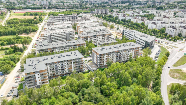 Fot. fragment dzielnicy Parkitka w rejonie ulicy Poleskiej (Łukasz Kolewiński – UM)