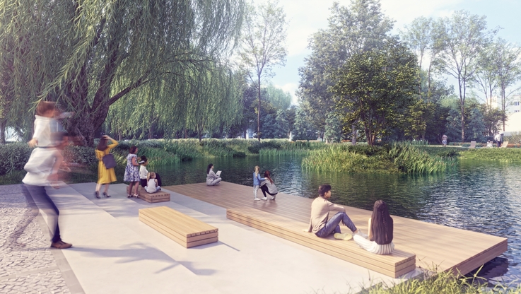 Wizualizacja (P. Kociński): Tak ma wyglądać park po rewitalizacji