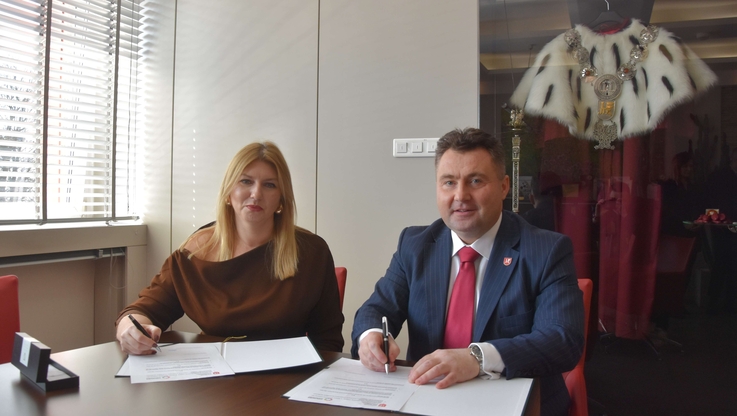 Podpisanie porozumienia między Teatrem i UJD 25 marca 2025; Fot. ze strony UJD 