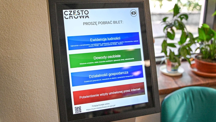Fot. z miejsc obsługi interesantów w Urzędzie Miasta Częstochowy - Łukasz Kolewiński (UM)