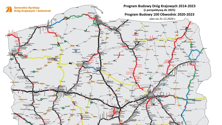 GDDKiA - Program Budowy Dróg Krajowych 2014-2023, Program Budowy 100 Obwodnic 2020-2023