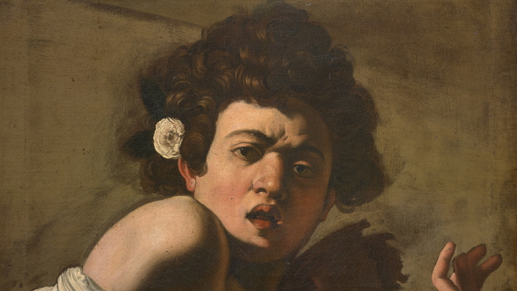 Caravaggio - „Chłopiec gryziony przez jaszczurkę”