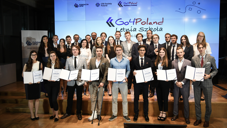 Fundacja GPW - laureaci Letniej Szkoły Go4Poland