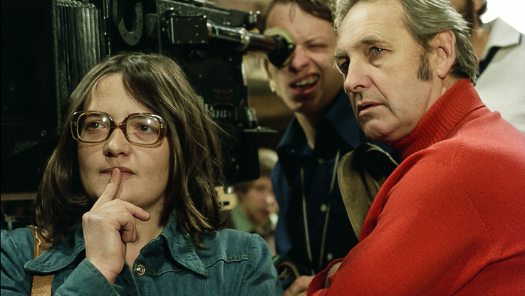 Agnieszka Holland and Andrzej Wajda na planie filmu „Zdjęcia próbne” © WFDiF