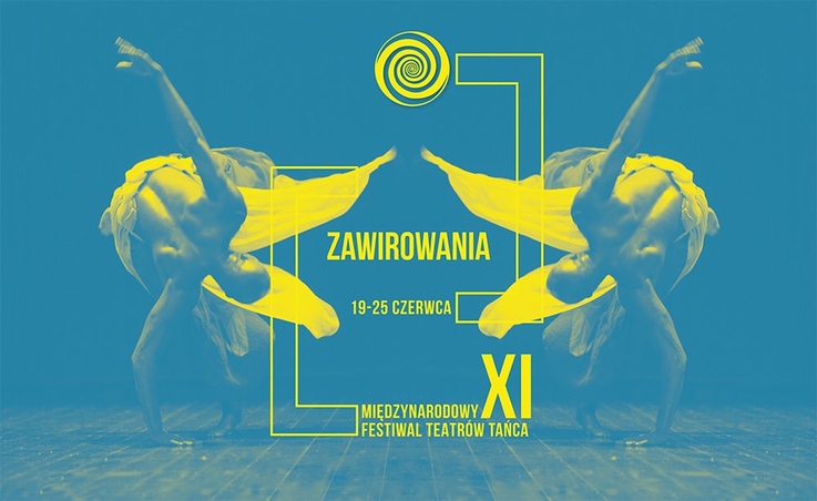 XI Międzynarodowy Festiwal Teatrów Tańca Zawirowania - plakat