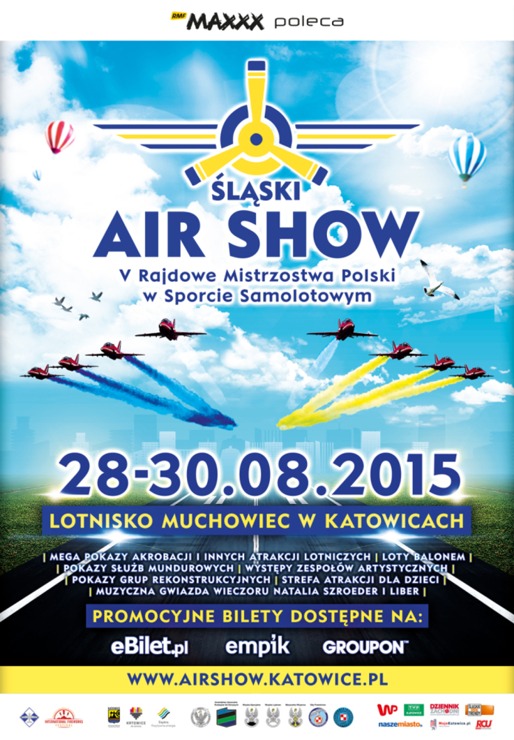 Śląski AIR SHOW - plakat