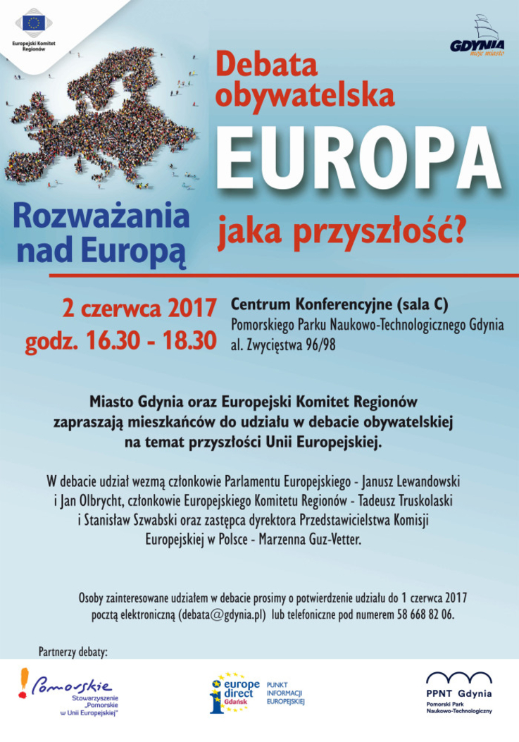 Debata obywatelska "Europa - jaka przyszłość? Rozważania nad Europą"