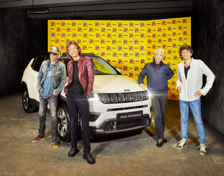 Rolling Stones i Jeep Compass