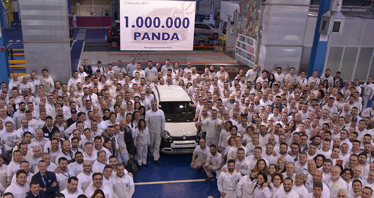 Wyprodukowany milionowy egzemplarz Fiata Panda